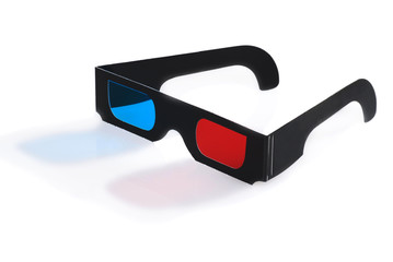 3D glasses with reflection