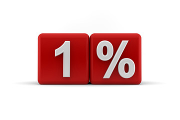 1 %
