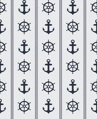 Seamless nautical pattern