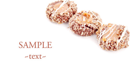 Chocolate Caramel Toffee Cookies