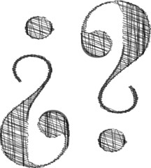 Hand draw font. Vector illustration - 38083261