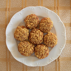 melomakarona, greek Christmas honey and nuts cookies