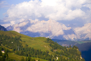 Obraz premium Gadertal - Dolomiten - Alpen