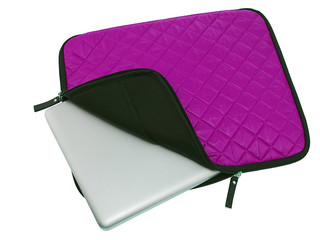 laptop inside a case