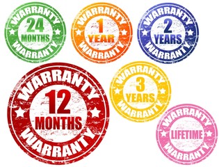 set of warranty stamps