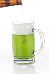 Green beer for St Patrick's Day