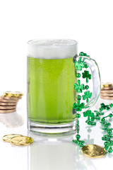 Green beer for St Patrick's Day