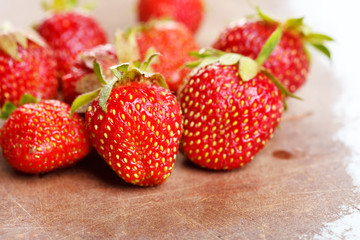 fresh strawberries