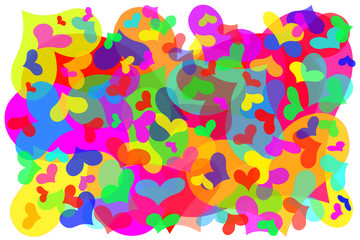 One Hundred lonely Valentine's  Hearts