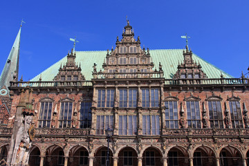 Fototapeta na wymiar Ratusz w Bremie