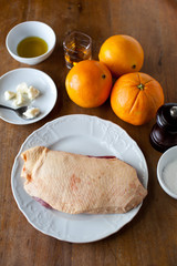 petto d'anatra all'arancia