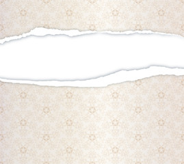Naklejka premium seamless pattern with ripped paper