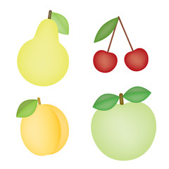 Isolated fruits