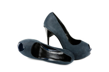 grey female shoes