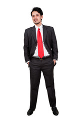 full length portrait of a businessman