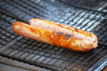 Barbecue sausages