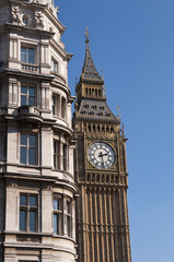 Fototapeta na wymiar The Clock Tower in London