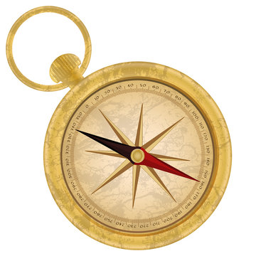 Golden compass icon