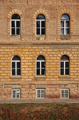 Windows of an old building