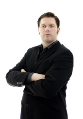 Portrait of  business man with arms crossed.