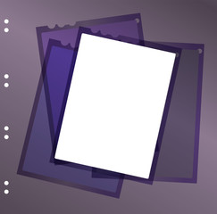 sheet film contact sheet, vector, blank photo frame