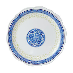 Painted plate isolated