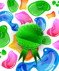 Vector abstract colorful background