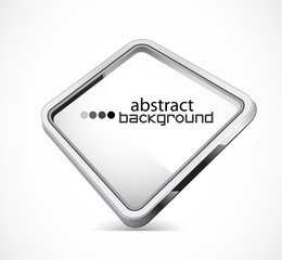 Metal plate with copy space