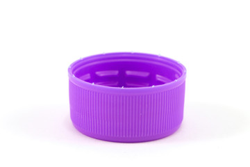 plastic stopper top cover single on white background