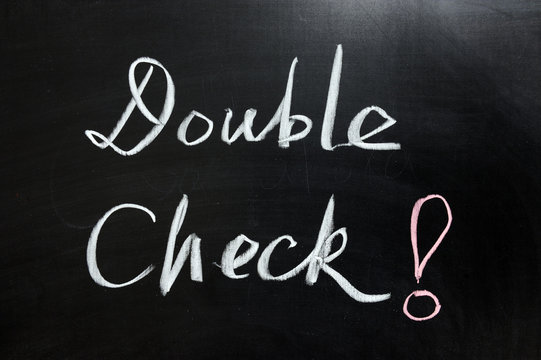 Double Check Images – Browse 7,787 Stock Photos, Vectors, and