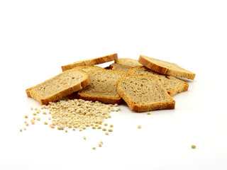 Rusk and grain