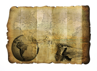 Vintage safari map © erika8213