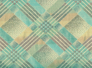 Tissu écossais pastel.