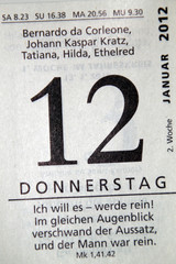 Donnerstag der 12.