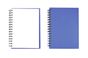 Blank blue Note Book For write anythings in it 