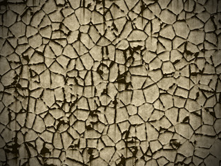 Cracked surface