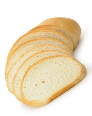 The cut bread