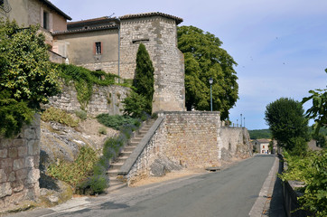 Fototapeta na wymiar Village of Castelnau of Montmiral in France