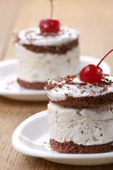 Cream cherry cake