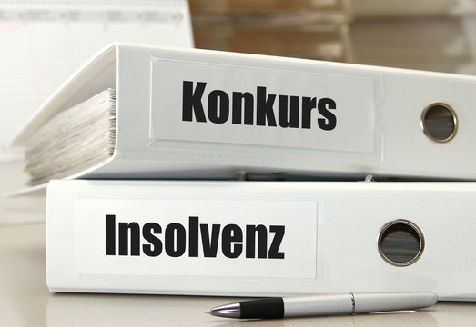 Konkursverfahren Aktenordner