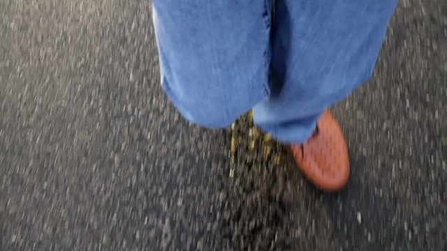Laufen auf der Strasse