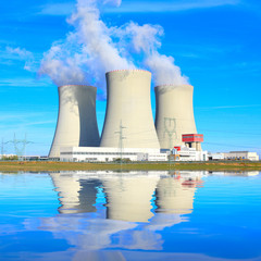Nuclear power plant.