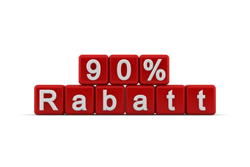 90 % Rabatt