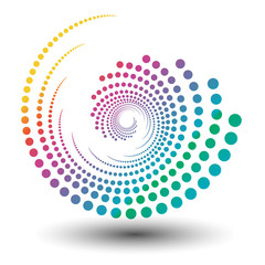 beautiful swirly iconic illustration