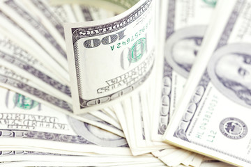 Fototapeta premium background of the dollar banknotes