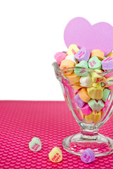 Valentine candy hearts
