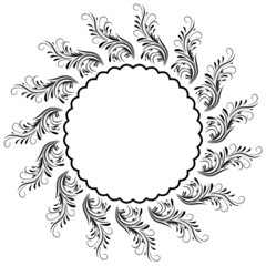 Decorative round ornament
