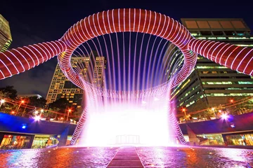 Fotobehang Singapore Fountain of Wealth Singapore