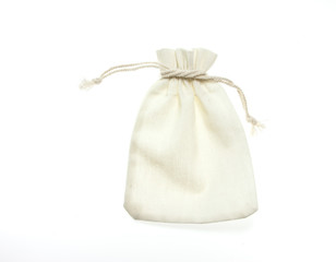 Natural fabric of pouch to hold Jewelry and delicate items  on w