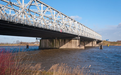 Truss bridge in the Netherlands